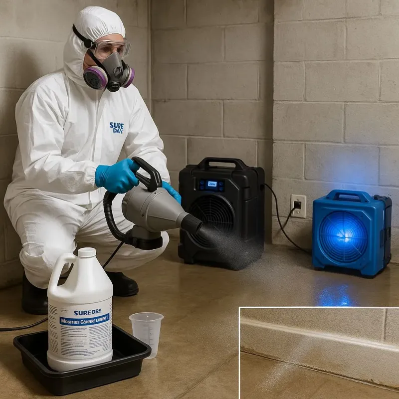 Sanitization and Odor Removal process in Victoria, VA