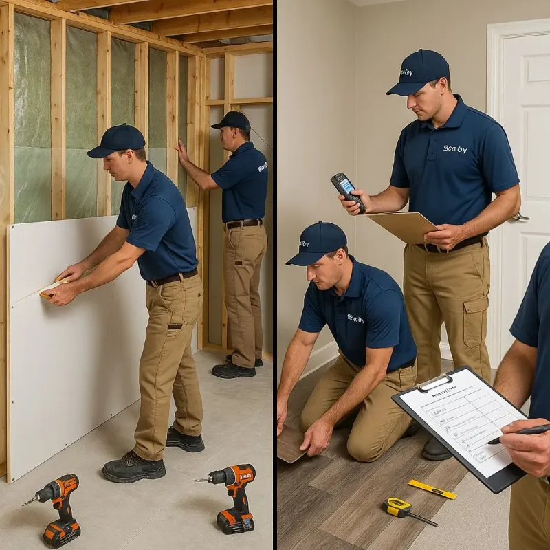 Repairs and Reconstruction process in Victoria, VA